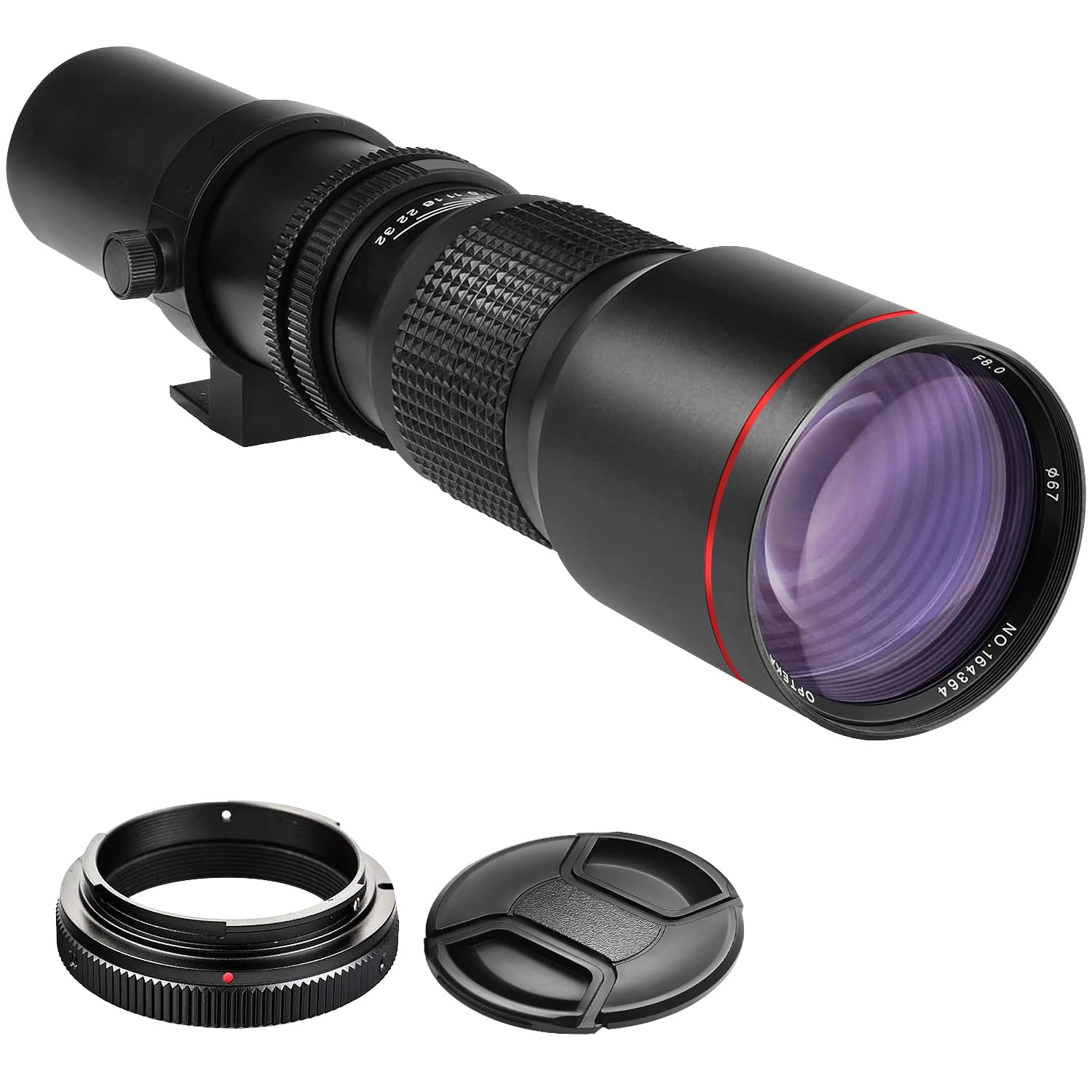 Amazon.com : High-Power 500mm f/8 Manual Telephoto Lens for Canon
